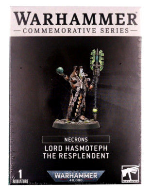 Warhammer 40K Necrons Lord Hasmoteph the Resplendent Commemorative Series