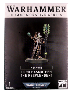 Warhammer 40K Necrons Lord Hasmoteph the Resplendent Commemorative