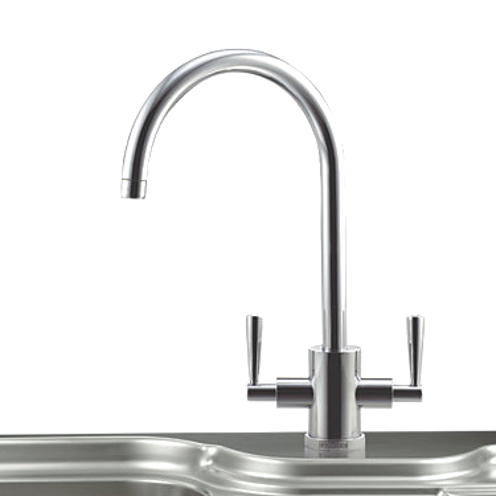 FRANKE OLYMPUS DUALLEVER MONO MIXER KITCHEN TAP CHROME No115.0049.