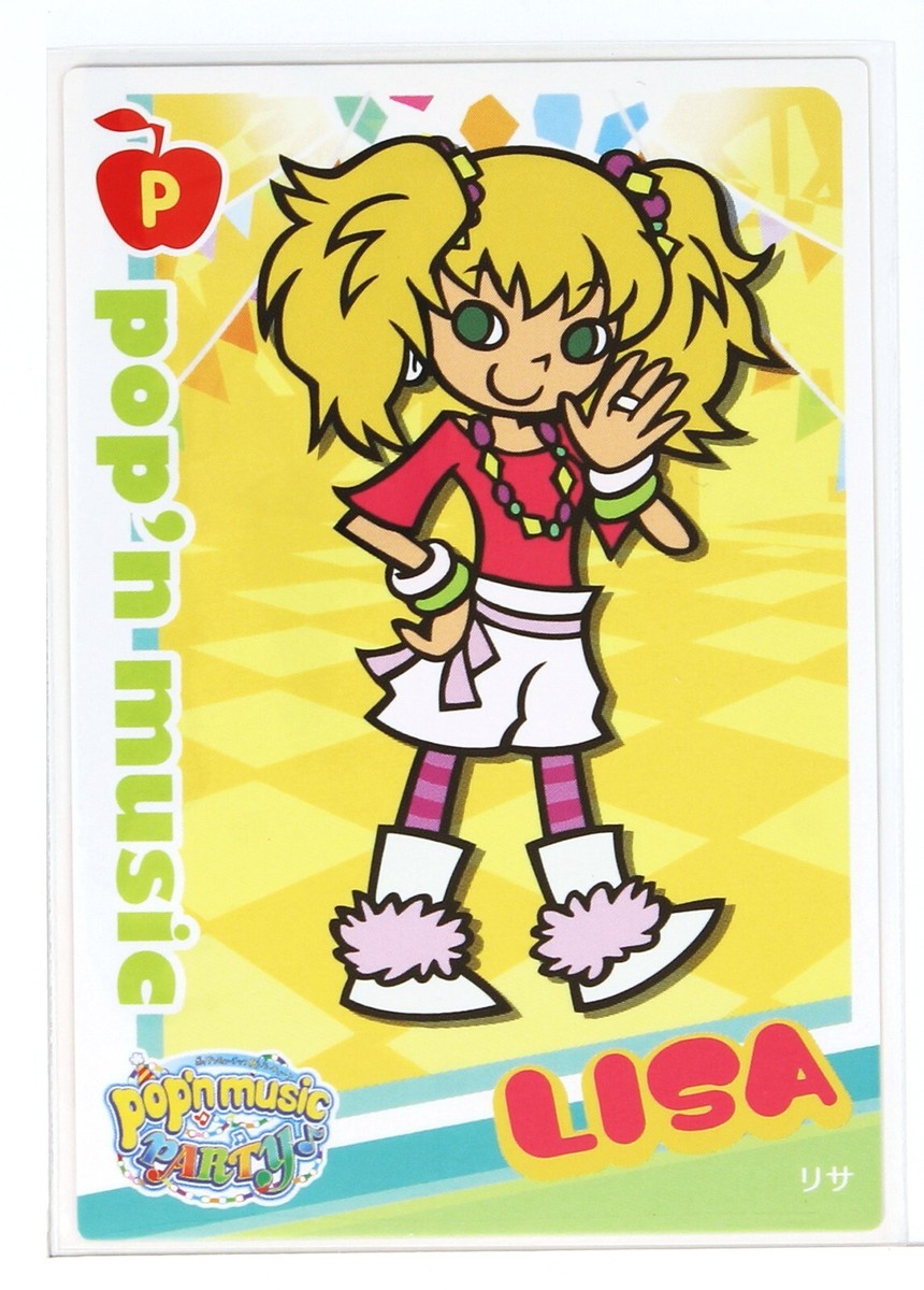 Pop'n Music Card PG20N025 Lisa Konami Japan Game Character