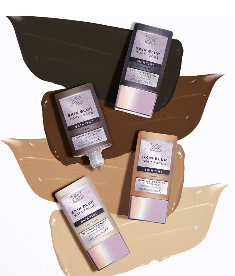 5 x MEDIUM SAND XX Revolution Skin Blur Soft Focus Skin Tint - Image 3 of 3
