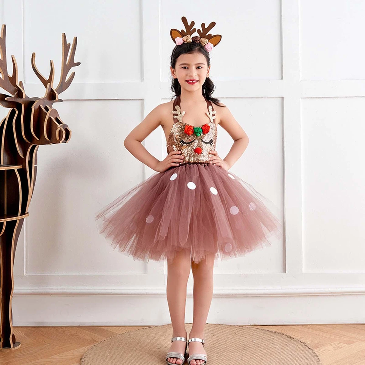 Girls christmas tutu dress sale