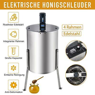 Elektrische Honigschleuder Rahmen Waben Honig Edelstahl Zander Imkerei aus DE 