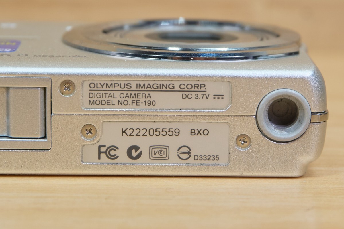 Olympus FE 190 6MP Digital camera, 3X Optical Zoom | eBay