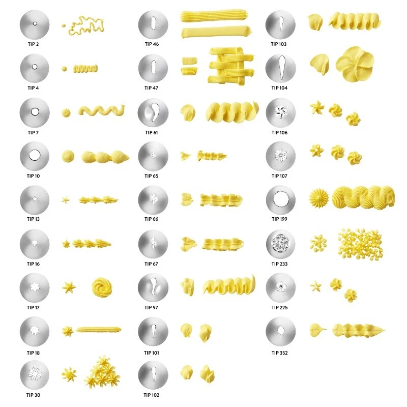 Wilton Deluxe Decorating Tip Set, 29-Piece, Stainless Steel and Plastic - Image 3 of 4
