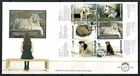 NETHERLANDS 2015 Two FDC's Portraits by Charlotte Dumans - animals SG05