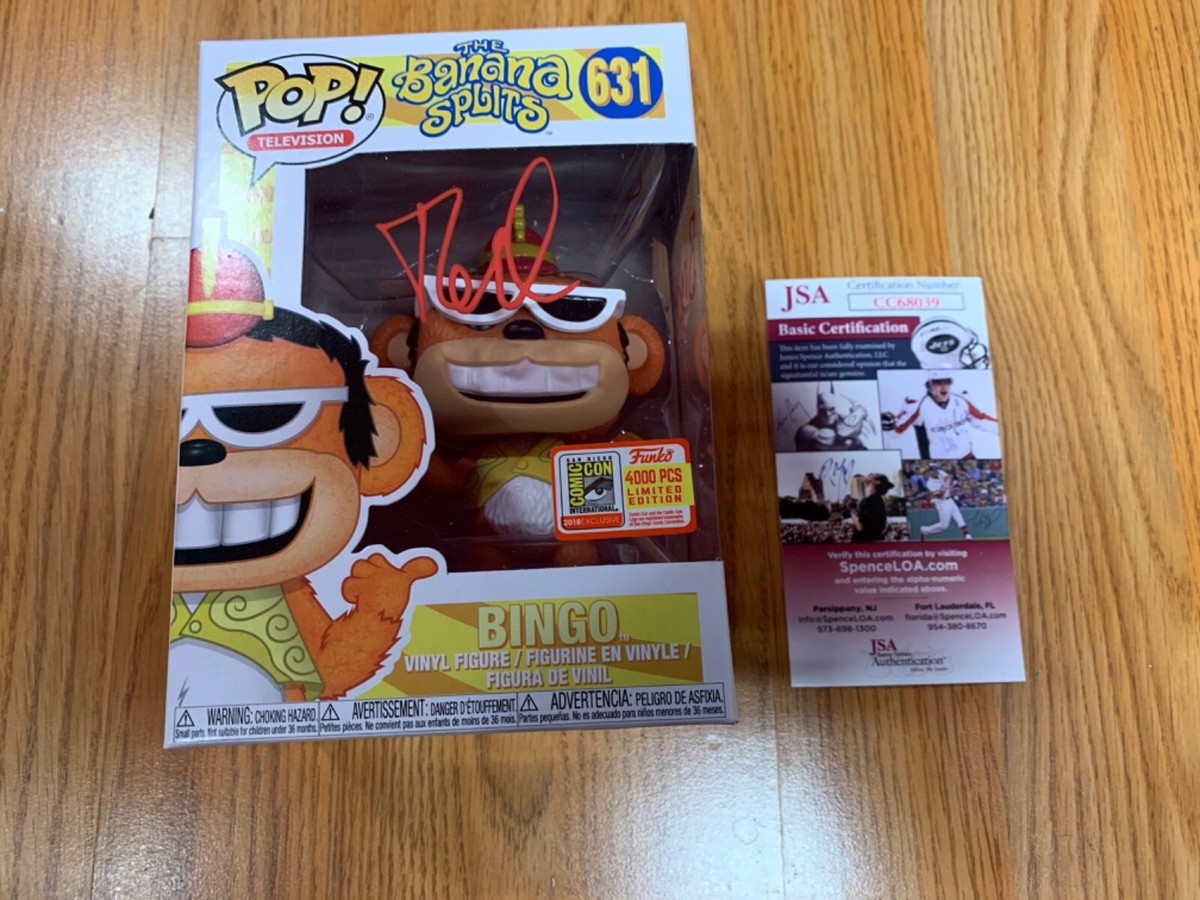 Funko Pop Signed Ted “Terrance” Winkless “Bingo” JSA The Banana