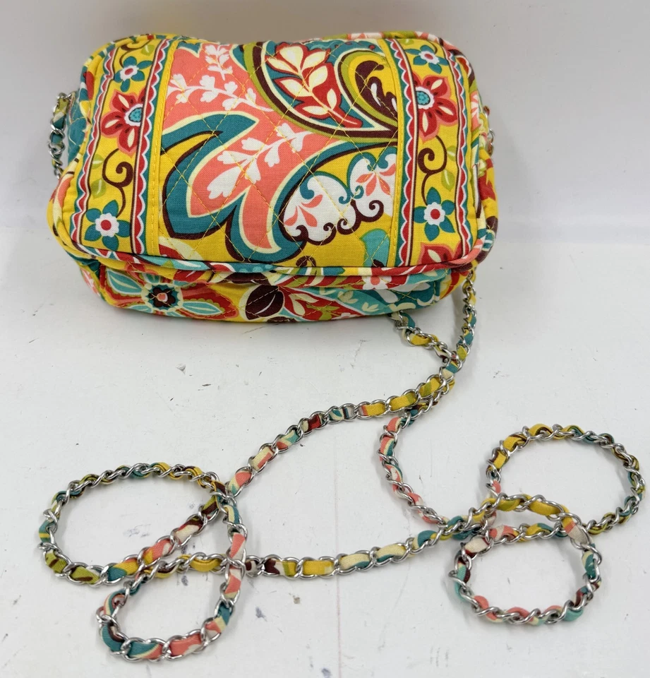 Vera Bradley Cassidy Womens Handbag Multicolor Floral Crossbody Strap Clutch Bag - Image 2 of 4