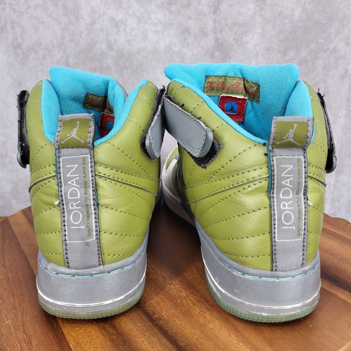 Nike Air Jordan Fusion 12 Sneakers Mens 13 AJF12 Green Gray  display picture 1