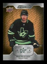 MIRO HEISKANEN 2023/24 UD ENGRAINED #45 OAK PARALLEL #203/349 BF6243