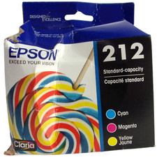 EPSON 212 Standard Capacity Color Combo T212520-S Exp. 05/2026 DMG BOX