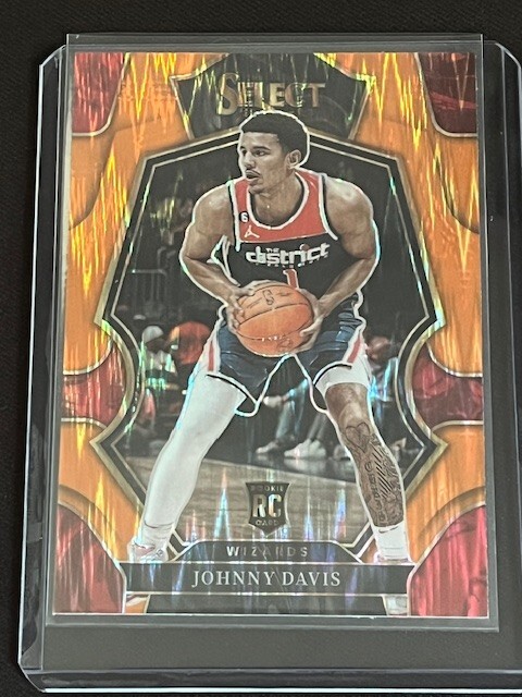 Johnny Davis #191 Orange Flash 2022 Panini Select