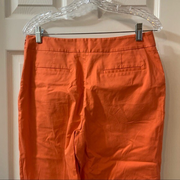 Pendleton Orange Side Zip Cropped Ankle Pants siz… - image 7