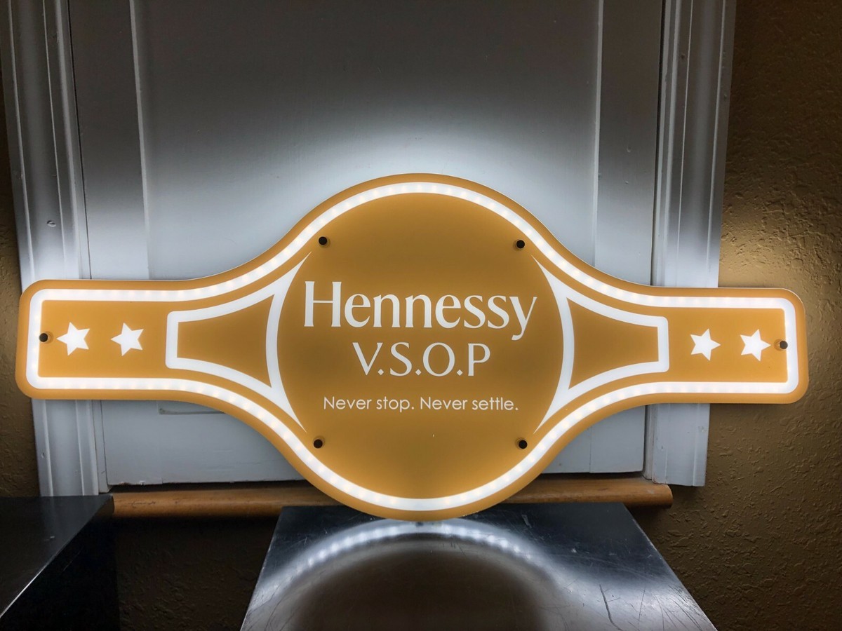 HENNESSY COGNAC VSOP LED BAR SIGN MAN CAVE GARAGE DECOR