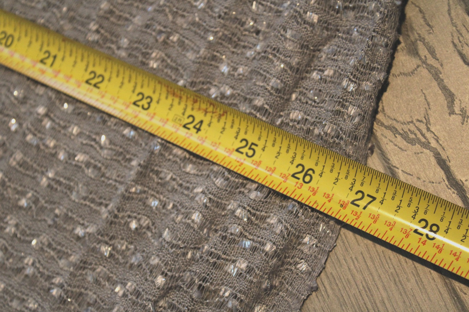 Lightweight Infinity Loop Accent Scarf Gray w/ Si… - image 8