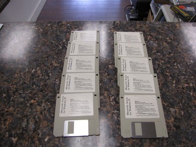 Lot of (10) Vintage Microsoft Access for Windows 95 3.5'' Disks - LT20