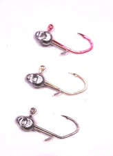 1/32 #4 Collarless Minnow Head With Recessed Eye And Wire Keeper 25ct Eagle Claw