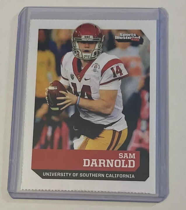 SAM DARNOLD ROOKIE Sports Illustrated SI For Kids USC RC Carolina Panthers
