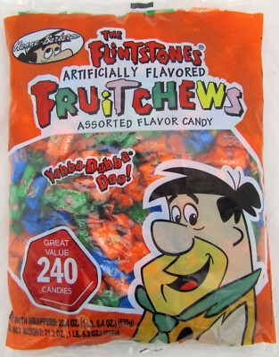 Flintstones Fruit Chews Bulk Candy 240 Count Bag Candies Chew Flintstone Alberts