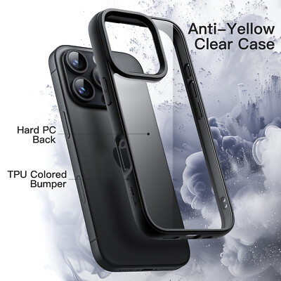 JETech Case for iPhone 16 Pro Max 6.9-Inch, Solid Color Matte TPU
