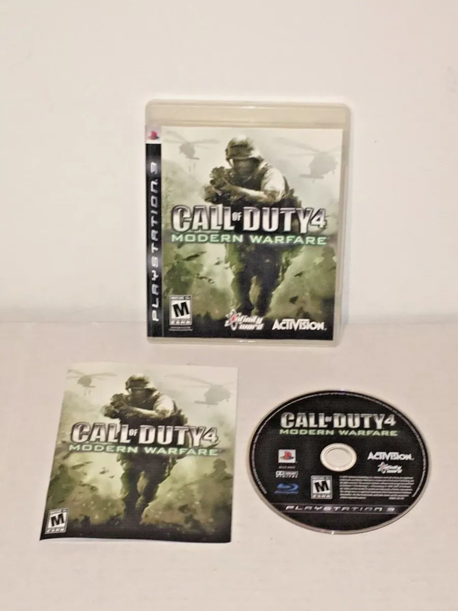 Call of Duty 4: Modern Warfare (Sony PlayStation 3, 2007) for sale