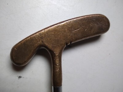 Putter Acushnet Bullseye – Acier Cannelé, 33,5 Pouces, Poignée D'origine – Droitier
