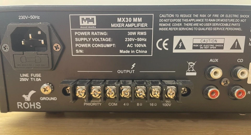 Mixer Amplifier MX30 MM (mood media) Verstärker - Bild 4 von 4