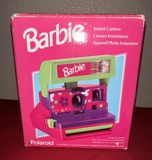RARE Vintage 90s Polaroid BARBIE Instant Film Camera in The Original Sealed Box
