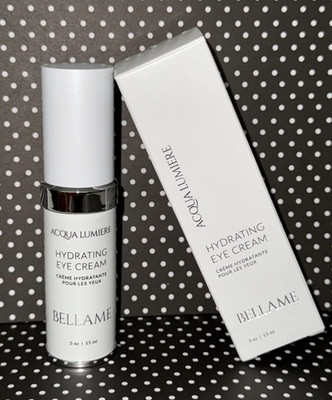 Bellame Hydrating Eye Cream Acqua Lumiere .5 oz 15 mL Paraben-Free NEW SEALED
