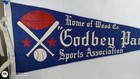 Rare Vintage 1970's Wood County WV Sports Assoc (WCSA) Godbey Park Felt Pennant — photo 4