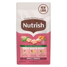Nutrish Small Breed Real Chicken Veggies Recipe Whole Health Blend Dry Dog Food