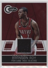 2010-11 Totally Certified Totally Red Materials 190/249 Brandon Roy #137 k4s