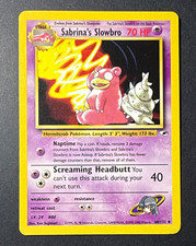 Pokemon Sabrina's Slowbro 60/132 Gym Heroes Unlimited Regular Uncommon English on eBay