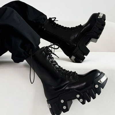 Herren oder Damen Boots für Techno Rave Berlin Style Punk Gothic EMO Ravewear