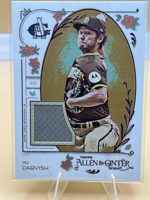 2024 Topps Allen & Ginter #AGR-YD Yu Darvish Full-Size Relics B MEM