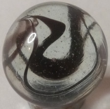 Vintage Vitro Horseshoe Caged Cat s Eye Shooter Marble .86 MINT 925.072