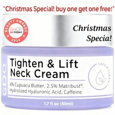 GDO Tighten and Lift Neck Cream Firming Anti-Aging 1.7oz- Clinically Tested