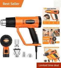 Versatile 1800W Dual-Temperature Heat Gun with Ergonomic Handle for DIY Projects
