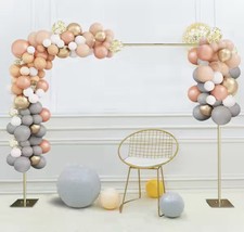 Heavy-Duty Wedding Backdrop Stand Kit with Metal Steel Base Arbor