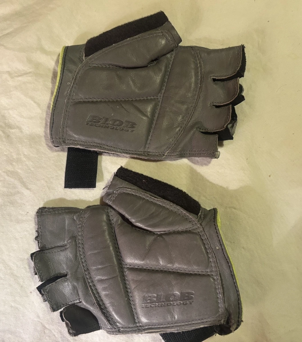 Medium Specialized Blob Technology Short Fingered Xtra Padded Bicycle Gloves NOS