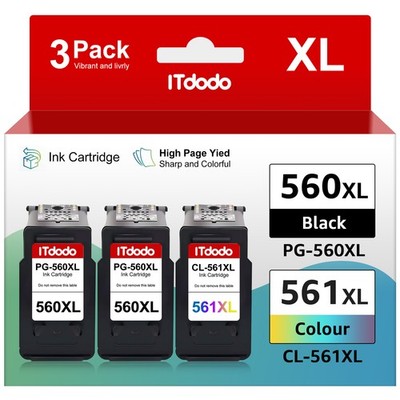 Patronen für Canon PG-560 CL-561 XL Pixma TS5350i TS5351a TS5355a TS7450i TS7451