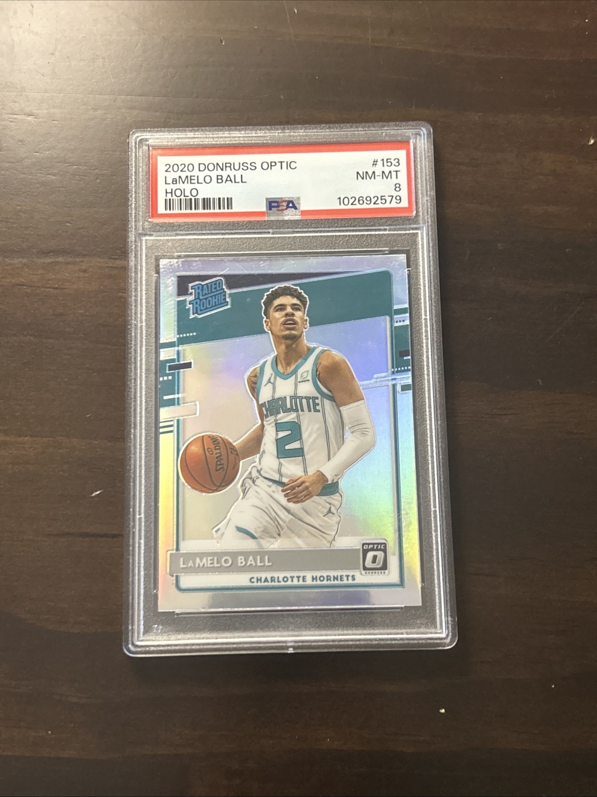 2020-21 Panini Donruss Optic - Rated Rookie LaMelo Ball #153 Holo Prizm (RC)