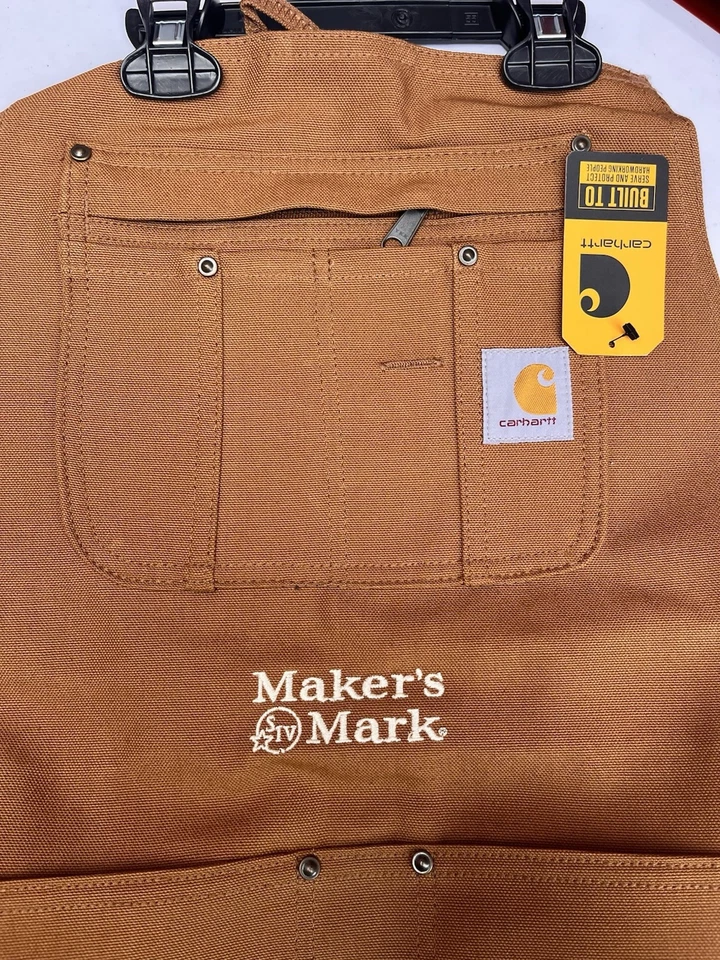 Avental de pato firme masculino Carhartt X Maker’s Mark novo com etiquetas - Imagem 2 de 4