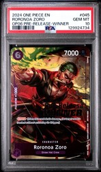 Roronoa Zoro P-045 OP06 Pre-Release Winner One Piece Promo