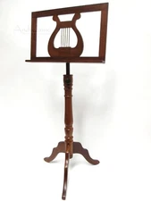 HIGH QUALITY MUSIC STAND SHEESHAM Wooden Scroll Stands Adjustable