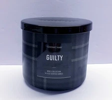 Goose Creek GUILTY Men's Collection -Large 3-Wick Scented Candle, 14.5 oz