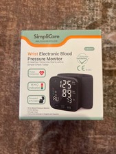 SimpliCare U60AH Wrist Blood Pressure Monitor, FDA Cleared