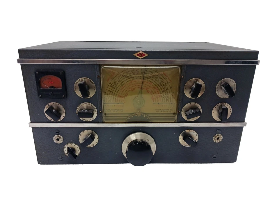 Receptor de rádio amador vintage National NC 200 HF - LEIA A DESCRIÇÃO - Imagem 2 de 4