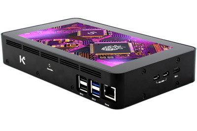 KKSB Aluminum Case Raspberry Pi 5 Compatible Official Raspberry Pi 7-Inch Tou
