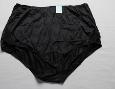 Vanity Fair Women's Lace Nouveau Full Brief CN6 Midnight Black Size 3XL NWT
